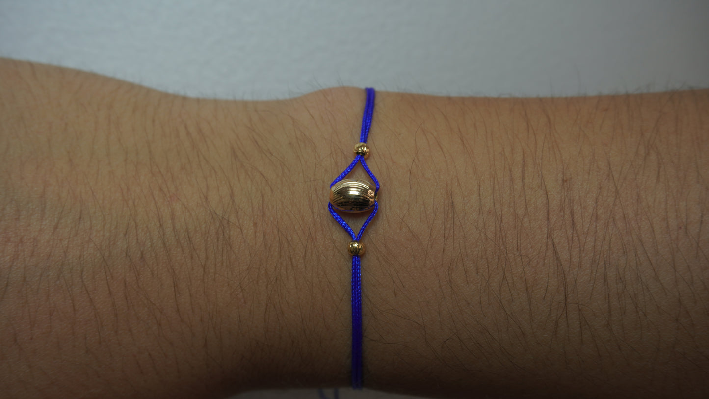 Pulsera Tejida Barril Diamantado Laminado