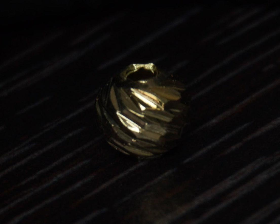 BALINES DIAMANTADOS ORO LAMINADO