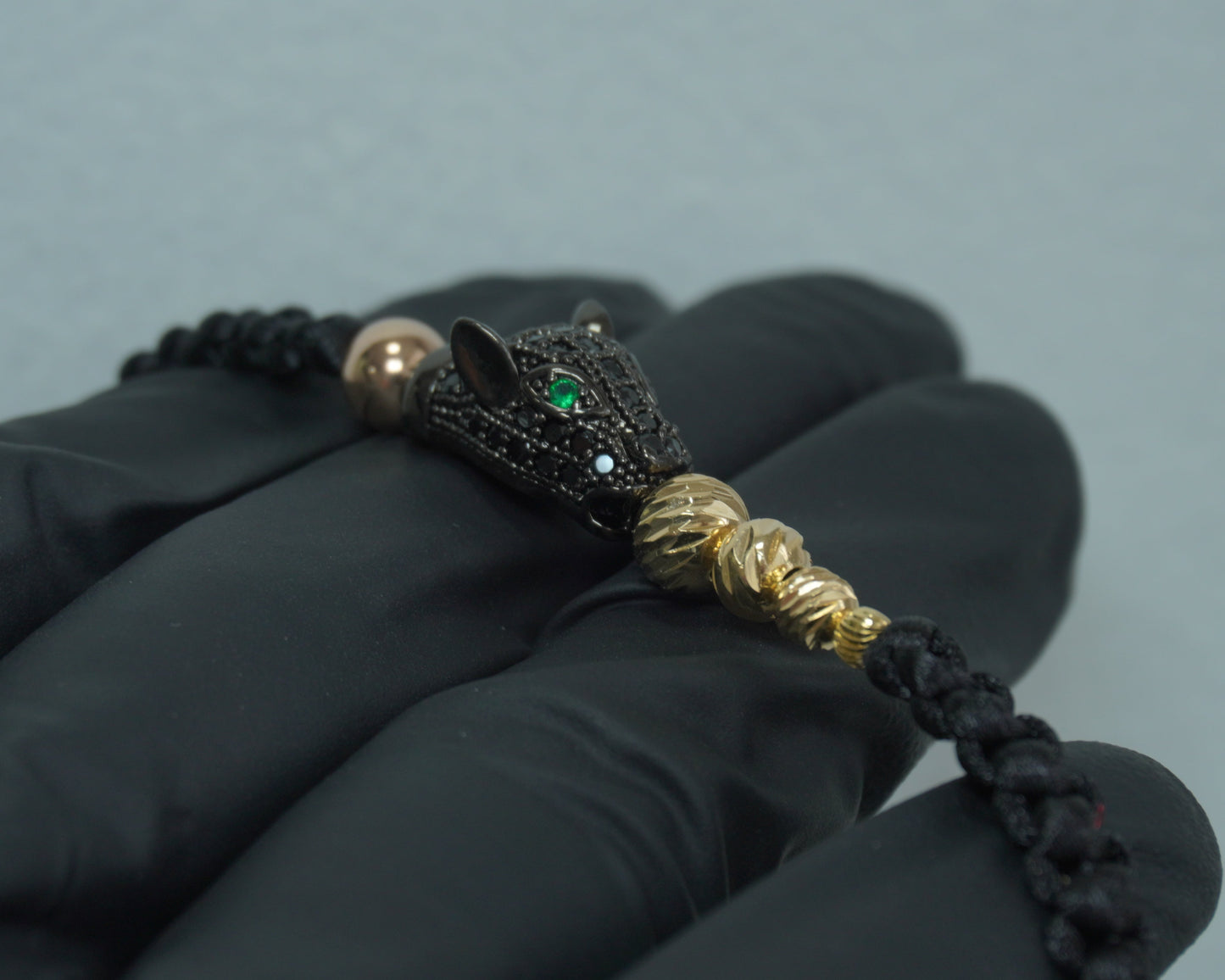 Pulsera Tejida Pantera Élite Laminado