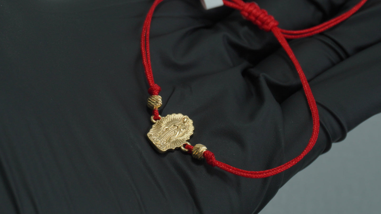 Pulsera Tejida Virgen de Guadalupe Laminado