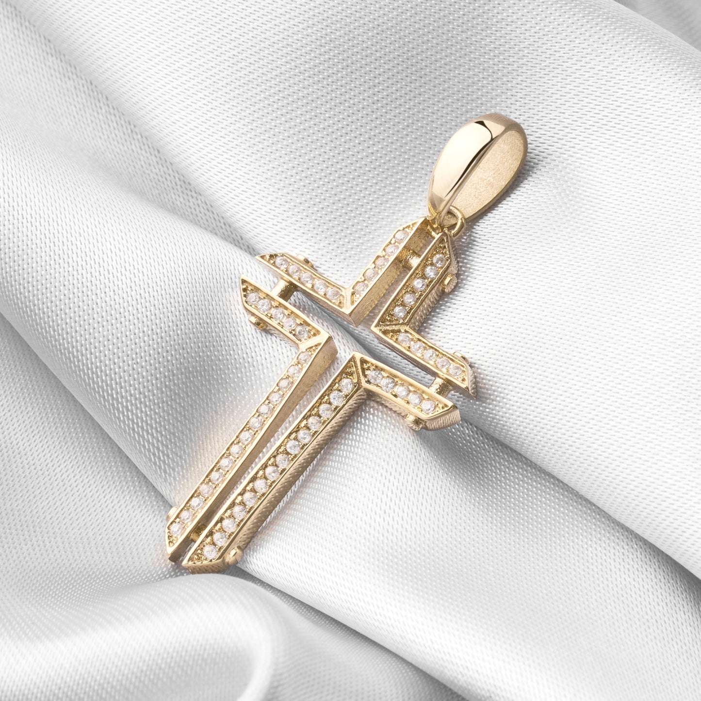 Dije Cruz Calada Circones