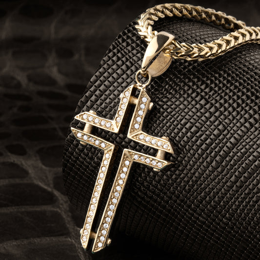 Dije Cruz Calada Circones