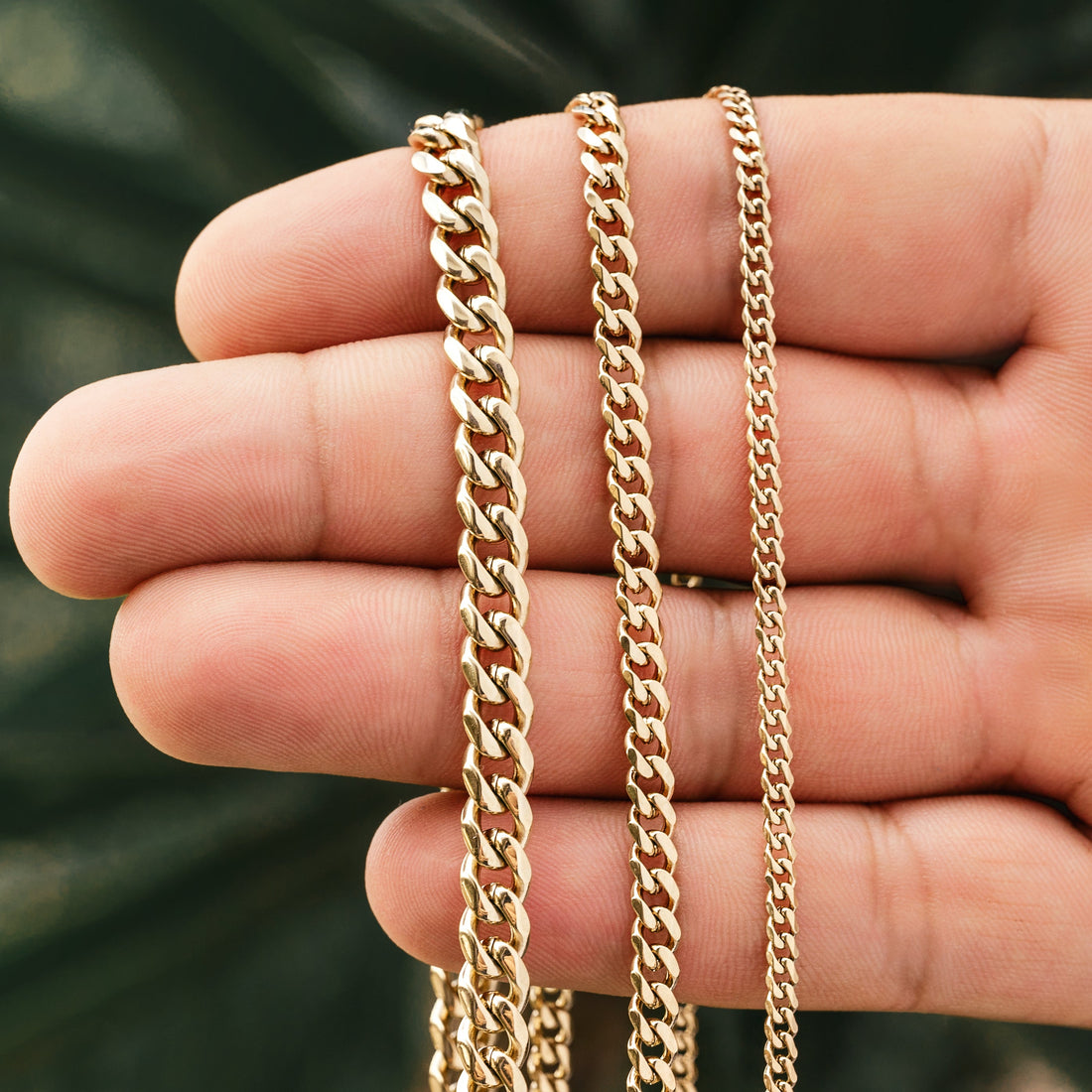 Cadena Cubana 6mm en Oro Laminado – Historia y Garantía de por Vida