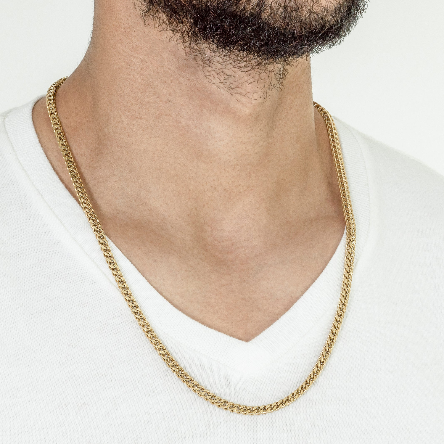 CADENAS DE ORO LAMINADO HOMBRE