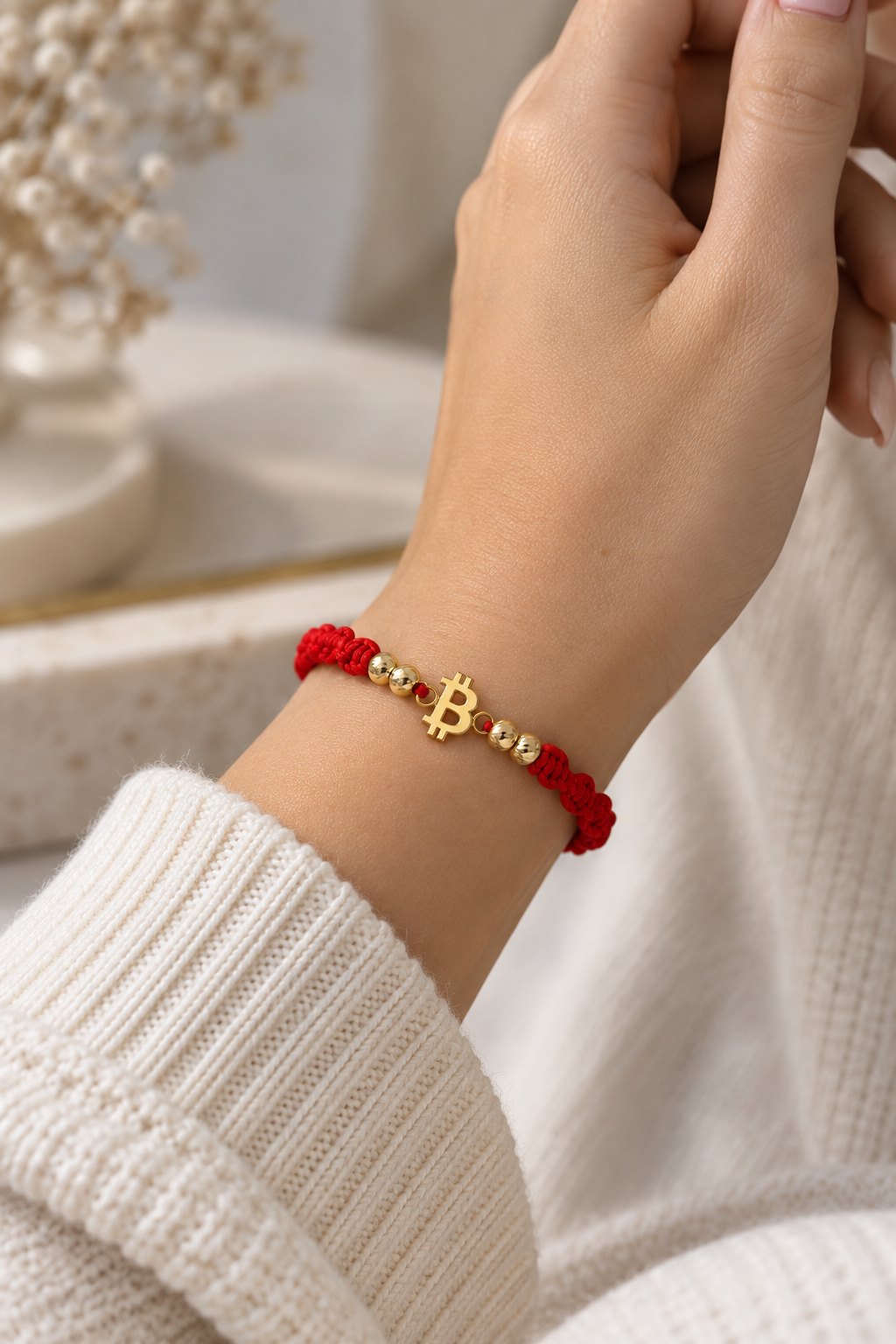 Manillas Tejidas Oro 18k
