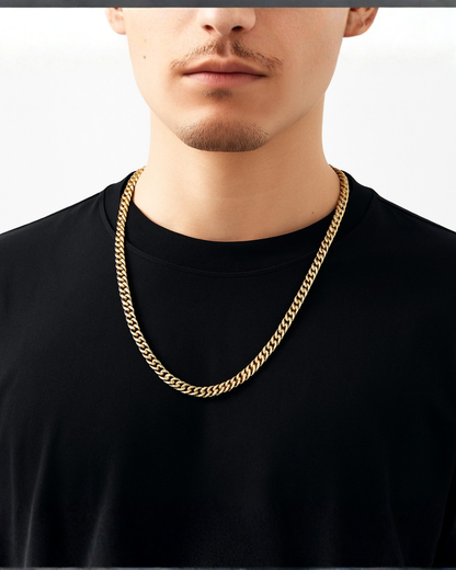 Cadena Cubana Doble Hombre