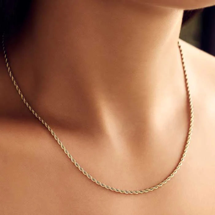 Cadena Lazo Mujer Oro Laminado