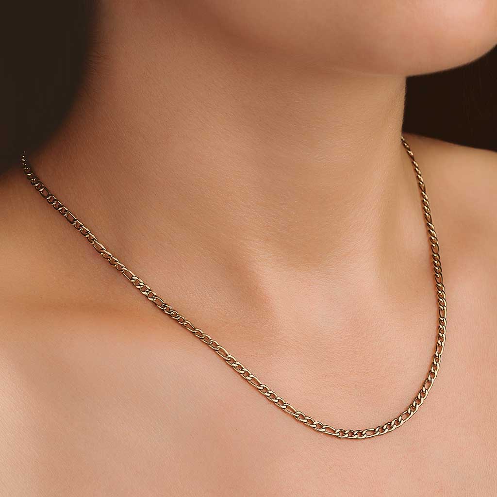 Cadena Carter Mujer Oro Laminado
