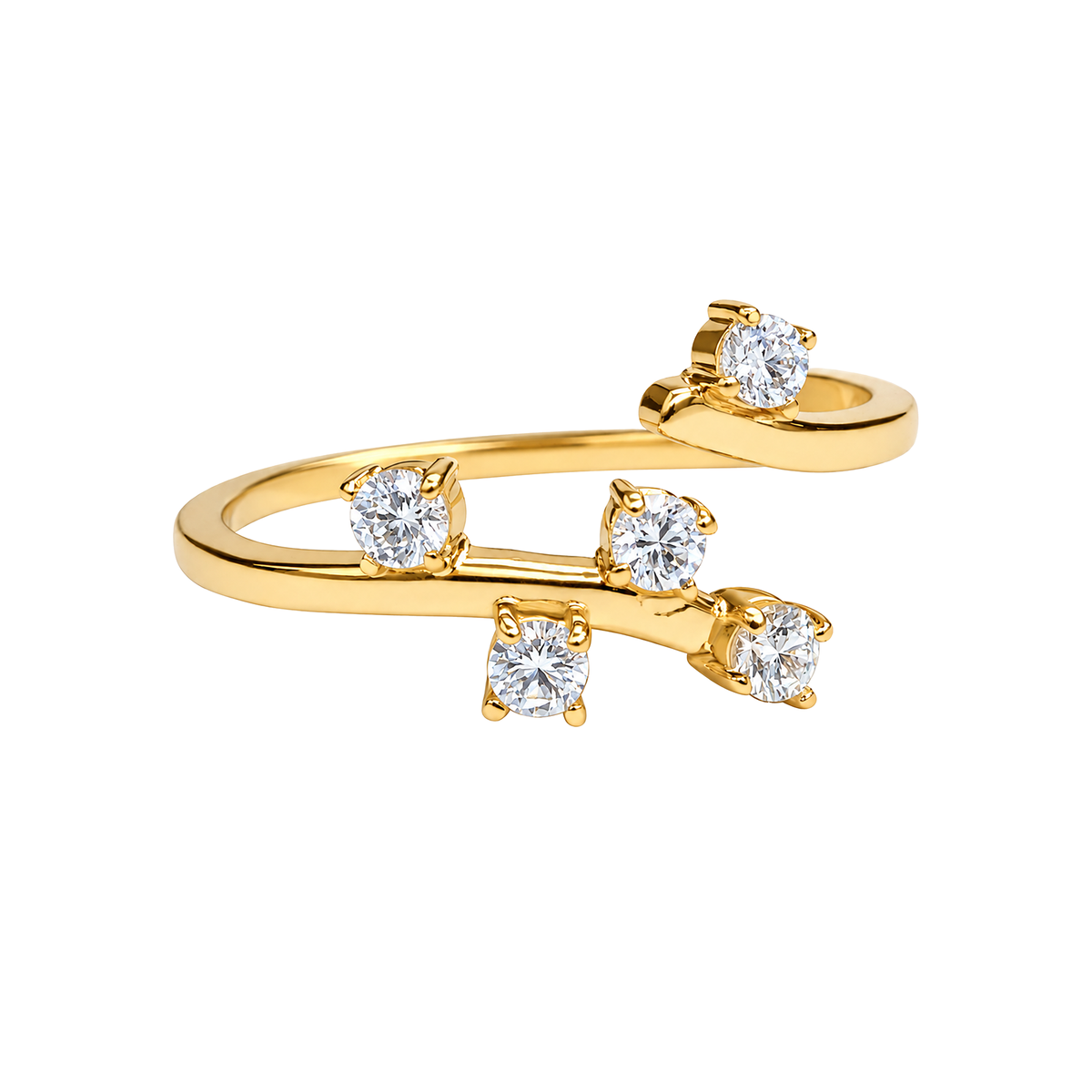 Anillo Estelle Oro Macizo 18k