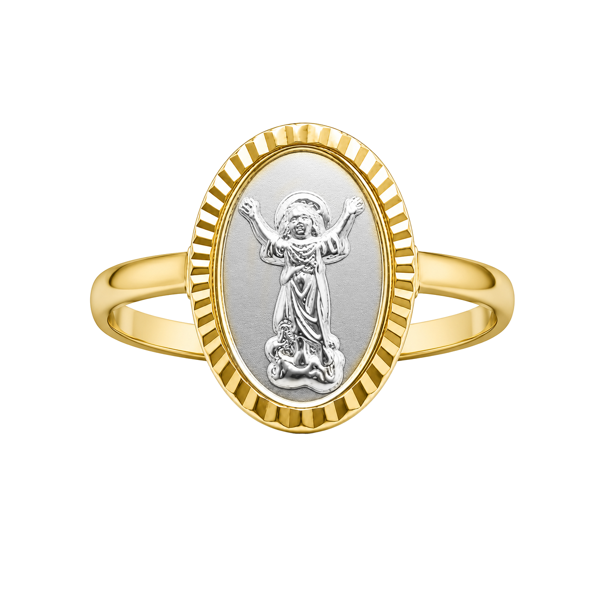 Anillo Divino Niño Oro 18k
