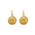 Arete Angel Alado Oro 18k