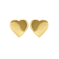Arete Corazón Jaspeado Grande Oro 18k