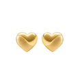 Arete Corazón Jaspeado Pequeño Oro 18k