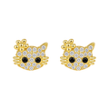 Arete Hello Kitty Oro 18k