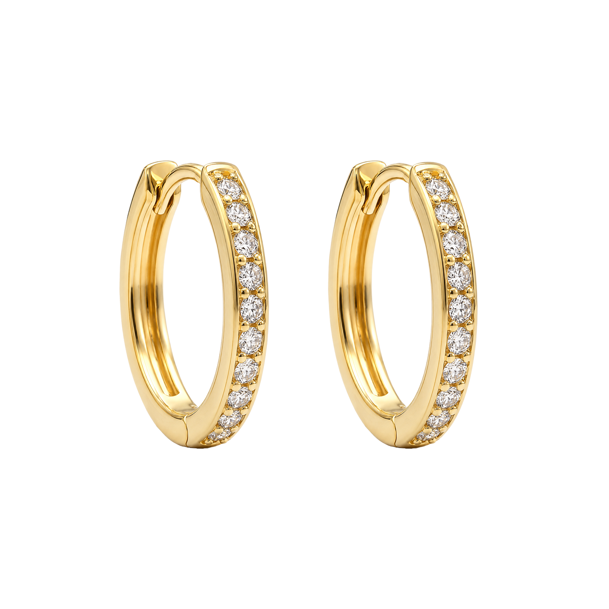 Arete Huggies 14mm Oro 18k