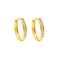 Arete Huggies 10mm Oro 18k