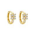 Arete Gardenia Oro 18k