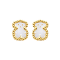 Arete Teddy Blanc Oro 18k