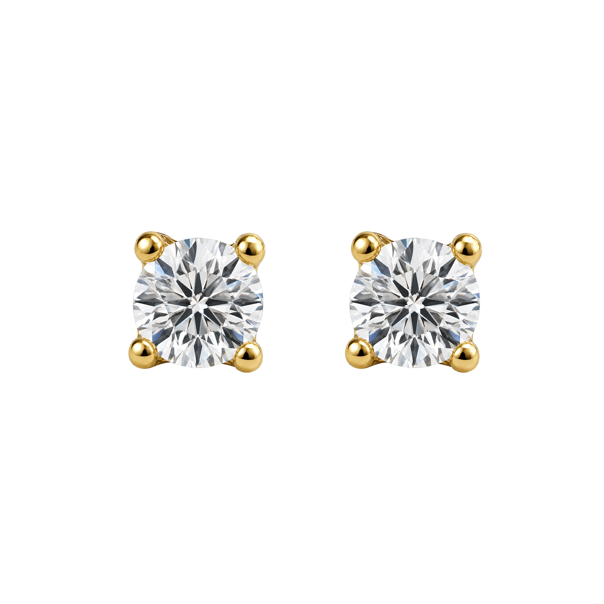 Arete Punto de Luz Oro 18k
