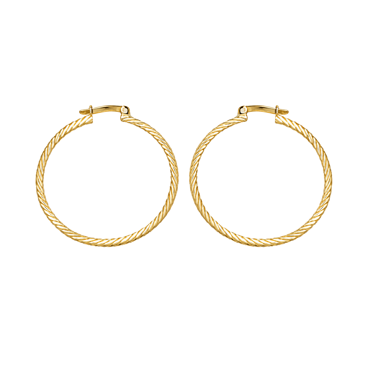 Argolla Fofa Diamantada Mediana Oro 18k