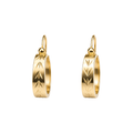 Argolla Espiga 10mm Oro 18k