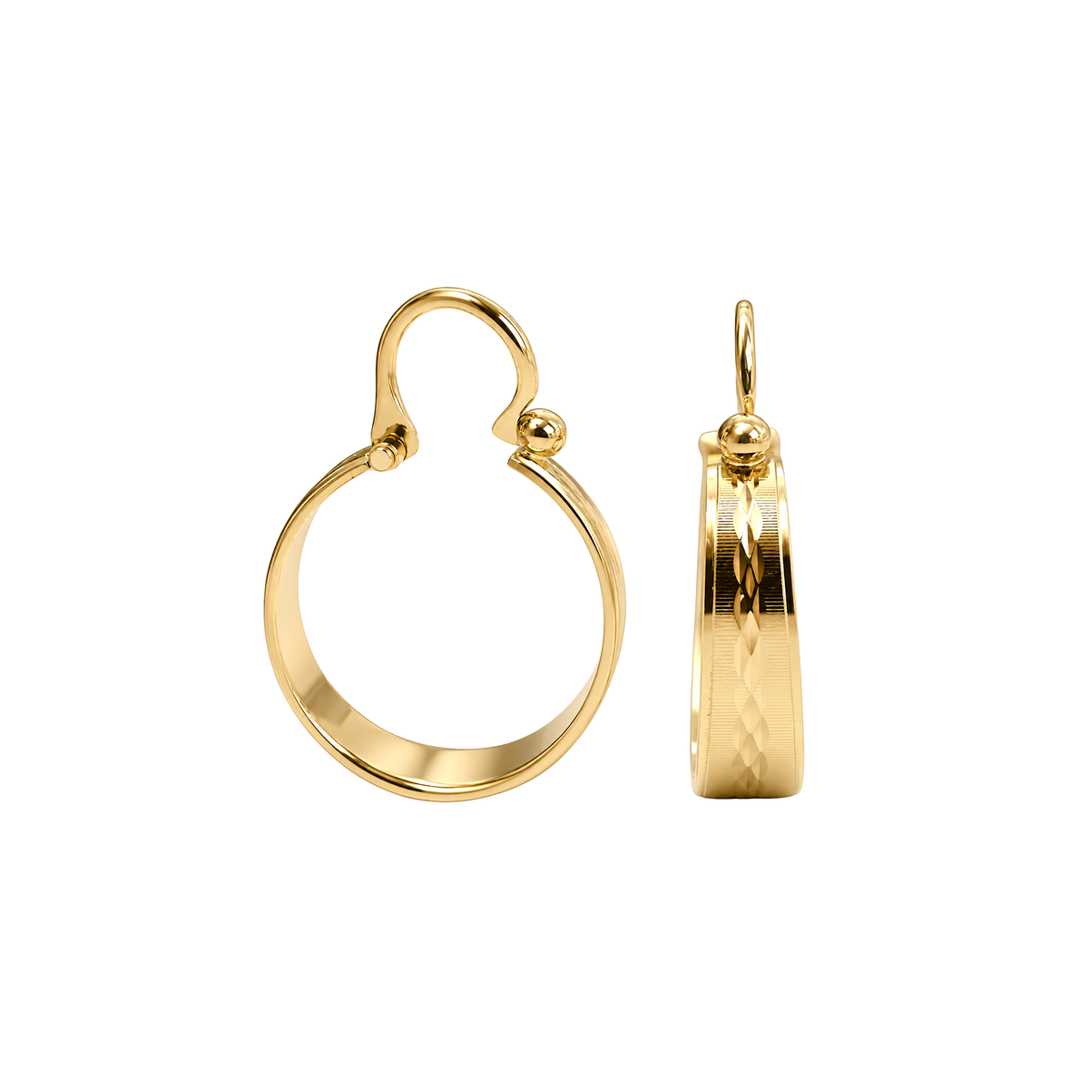 Argolla Óval 10mm Oro 18k