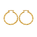 Argolla Fofa Melcocha Mediana Oro 18k