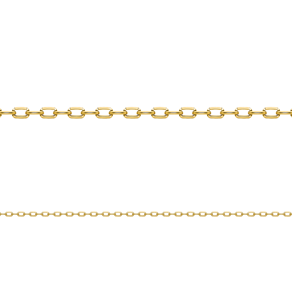 Cadena Ancora Diamantada Oro 18k Mujer