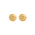 Arete Botón Redondo 7mm Oro 18k