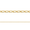 Cadena Barba Rala 50 Oro Hombre