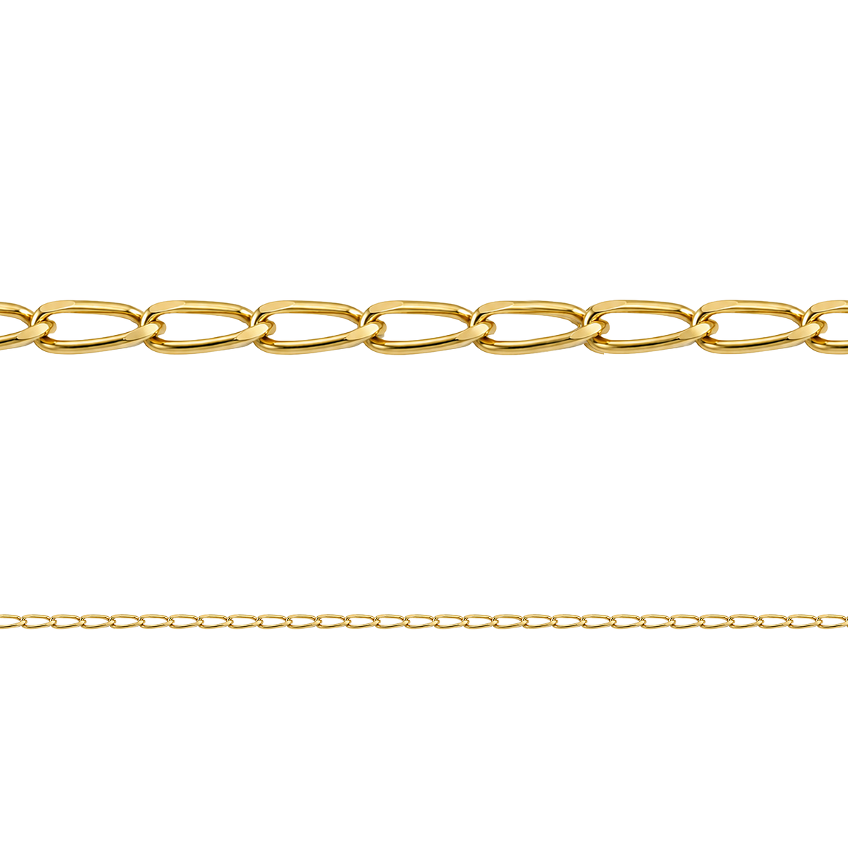 Cadena Barba Rala 50 Oro Hombre