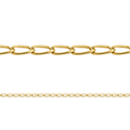 Cadena Barba Rala 60 Oro Mujer
