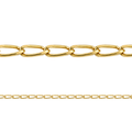 Cadena Barba Rala 70 Oro Mujer
