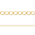 Cadena Barbada Rombo 40 Oro Hombre