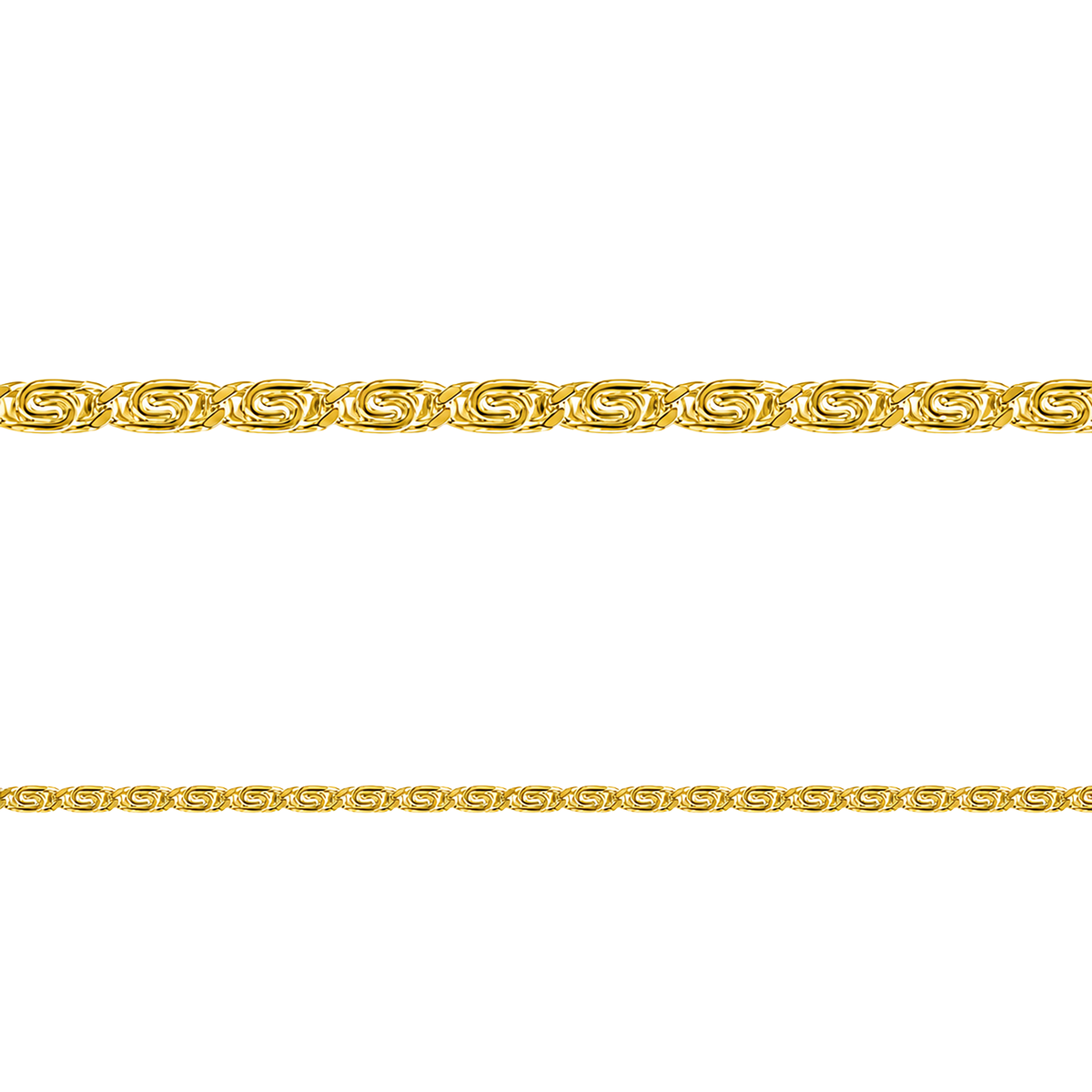 Cadena Barbada S Oro Mujer
