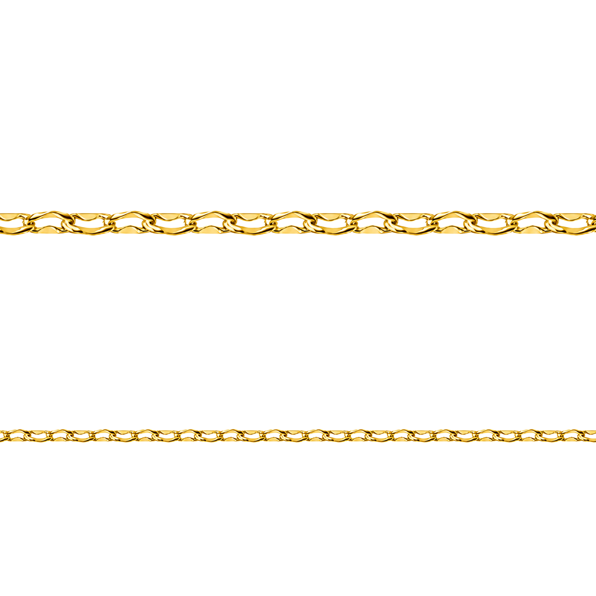 Cadena Barbala Rala Picada 50 Oro 18k Mujer