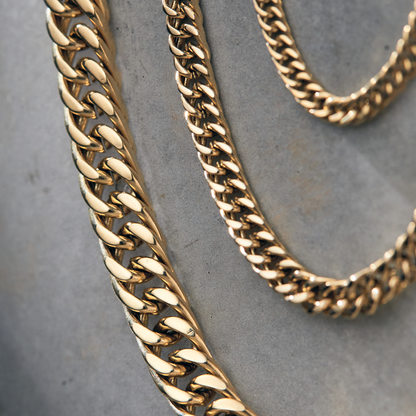 Cadena Cubana Doble Hombre