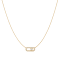 Cadena Messika con Piedra Movible Oro Mujer