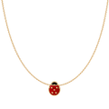 Cadena Mariquita Tipo VC Oro Mujer