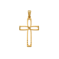 Dije Cruz Calada Oro 18k