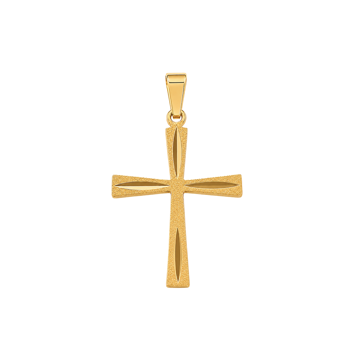 Dije Cruz Destello Oro 18k