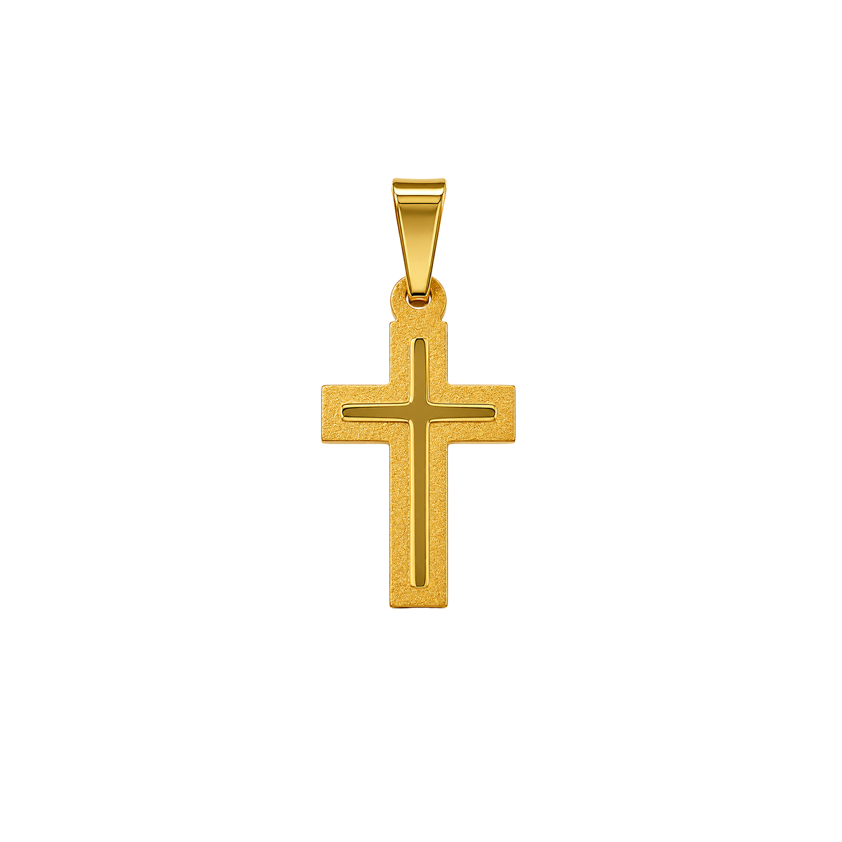 Dije Cruz Prisma Oro 18k