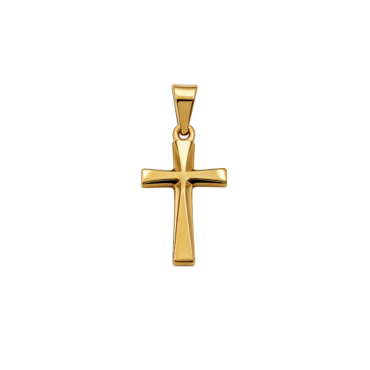Dije Cruz Radiante Oro 18k