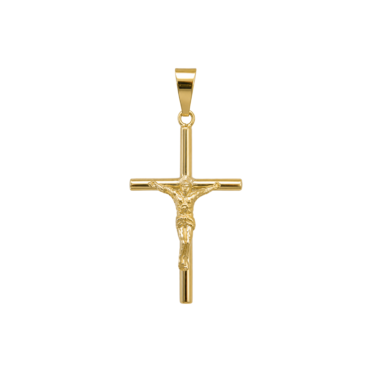 Dije Cruz Cristo Tradicional Oro 18k