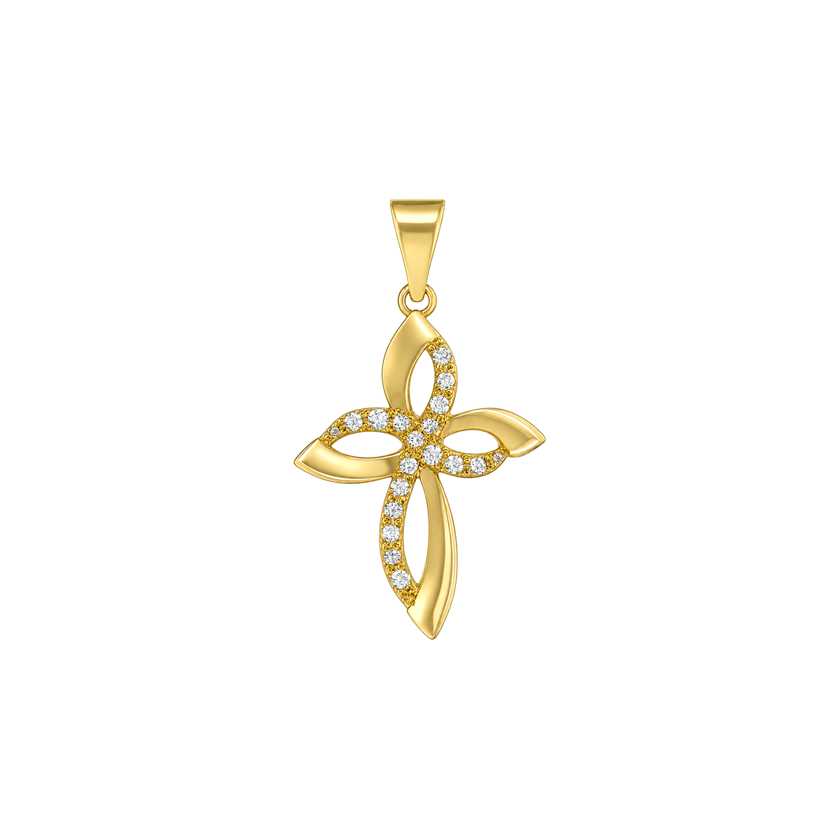 Dije Cruz Infinita Oro 18k