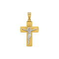 Dije Cruz Sagrada Oro 18k