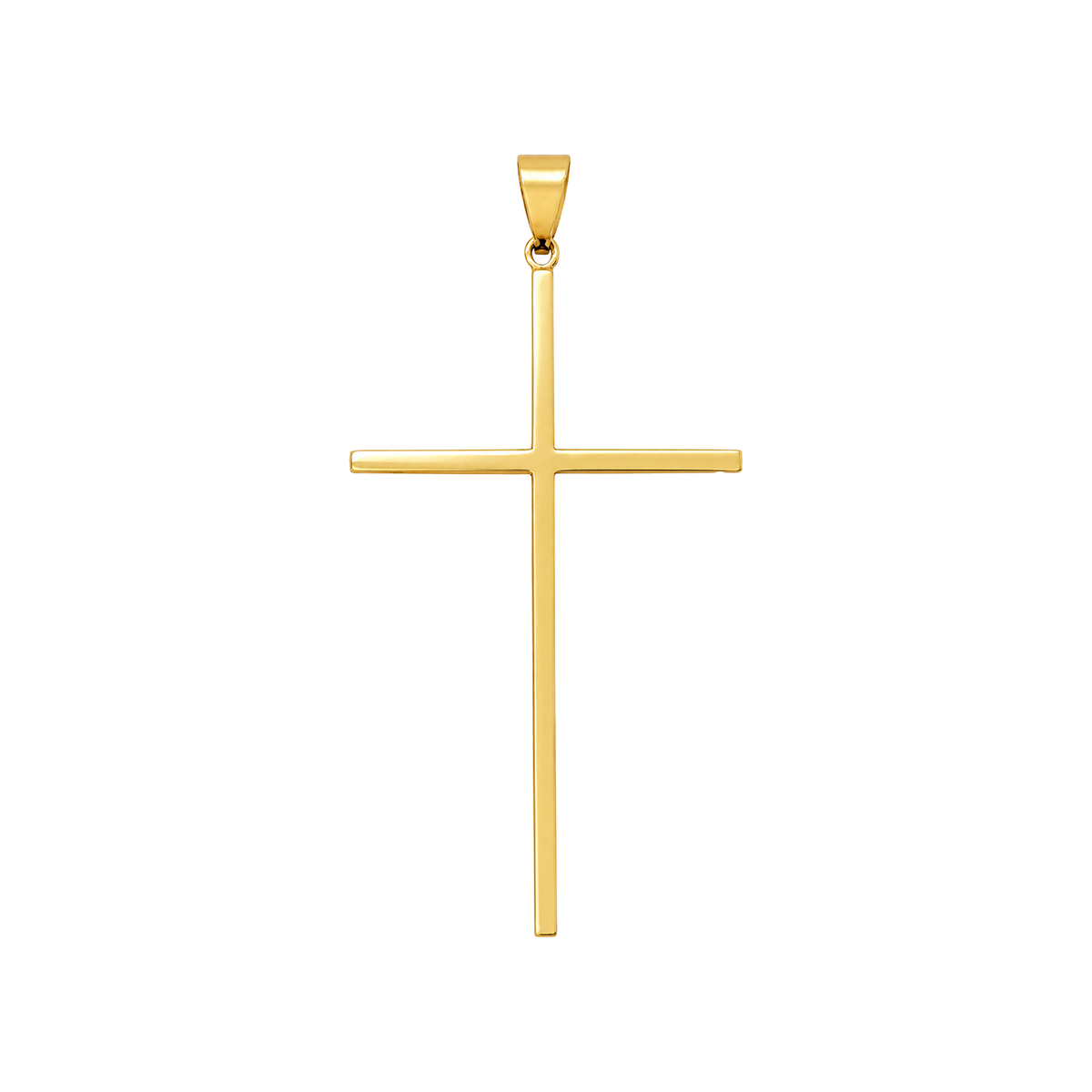 Dije Cruz Silueta Oro 18k