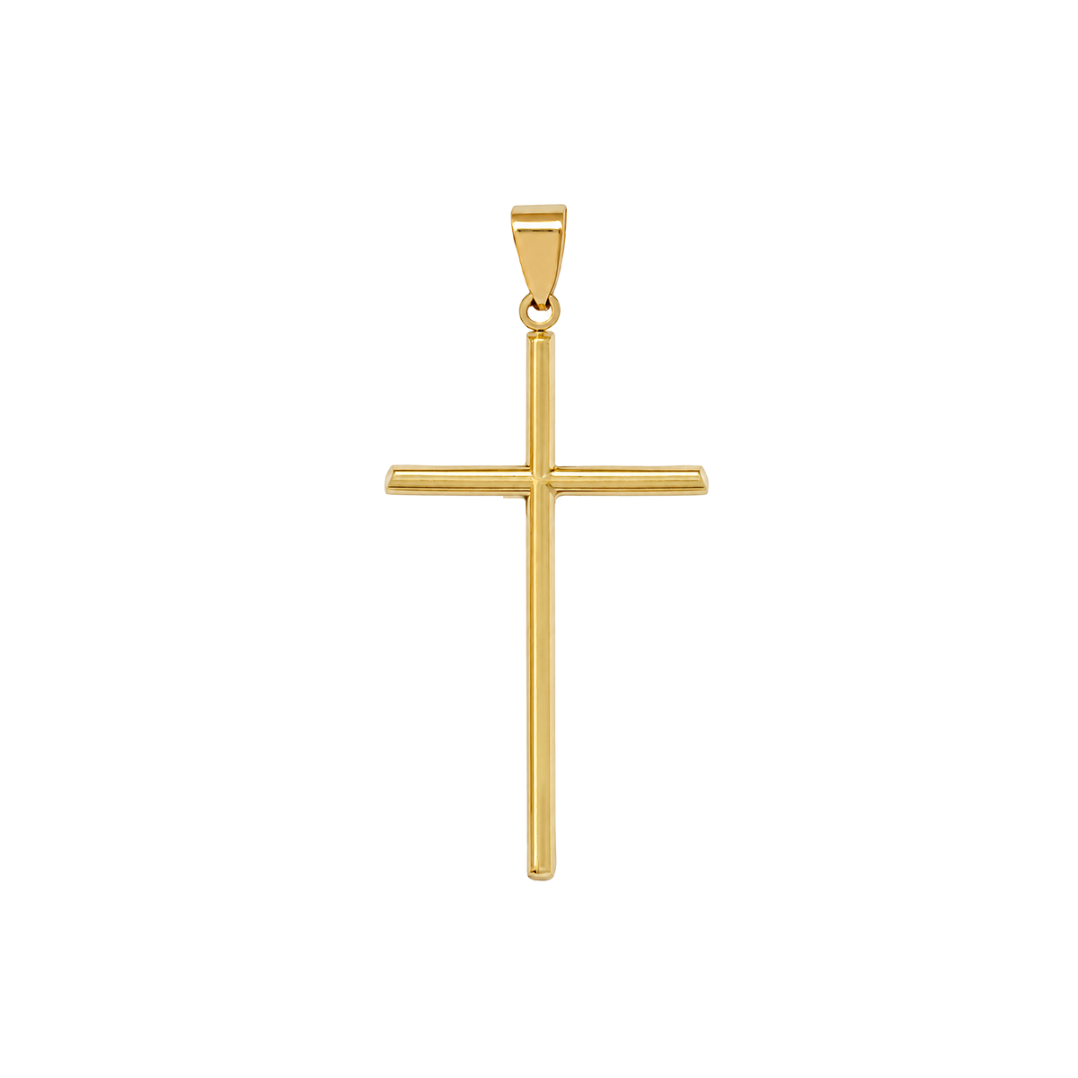Dije Cruz Estilizada Oro 18k