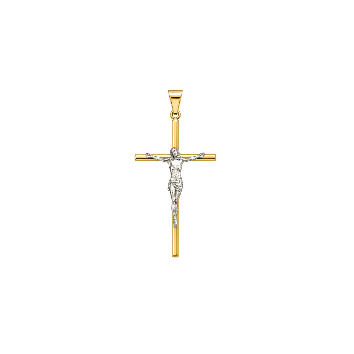 Dije Cruz Crucifijo Romano Oro 18k