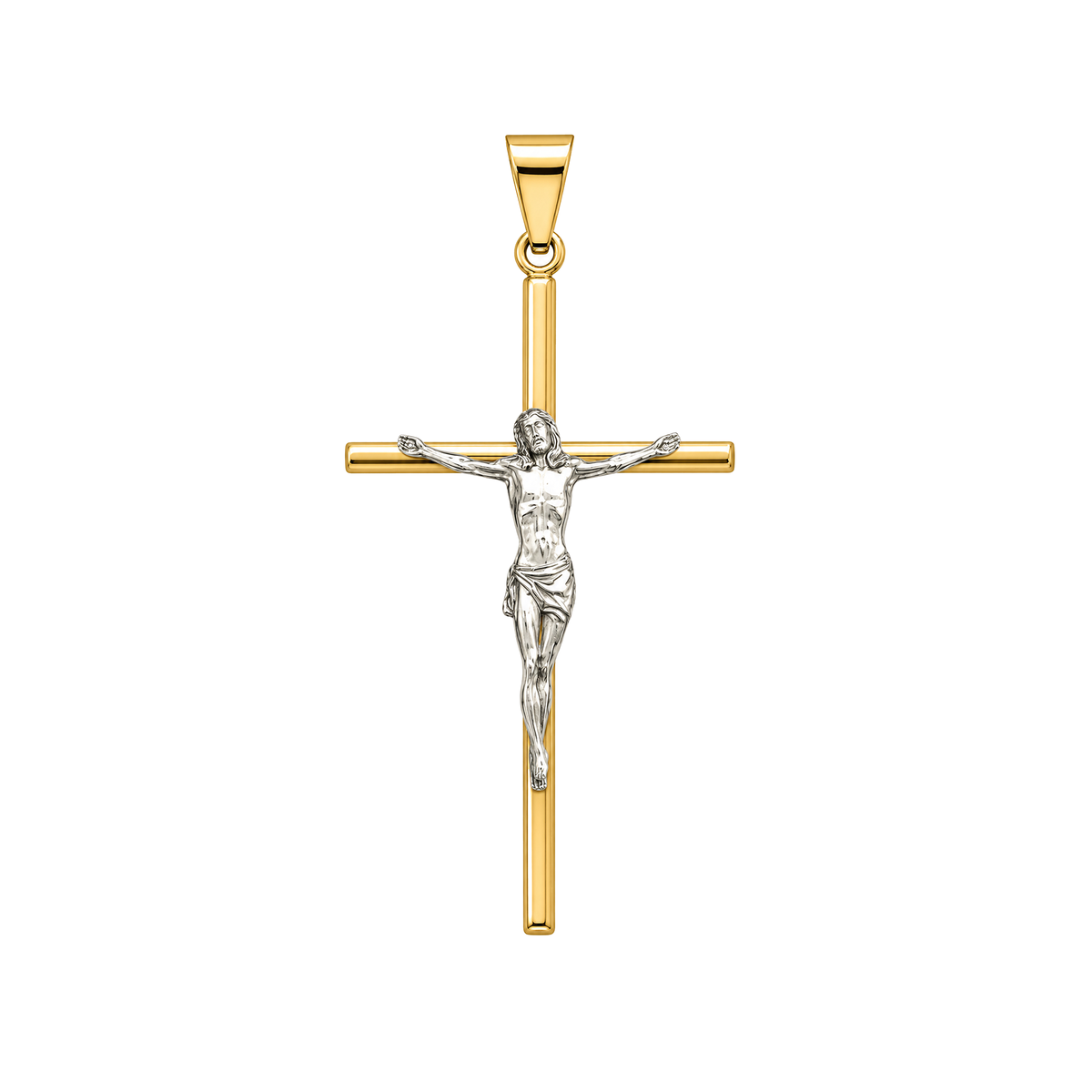 Dije Cruz Fe y Amor Oro 18k